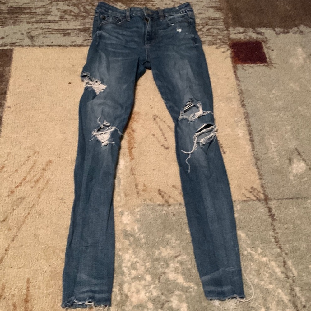 American eagle super high rise jeggings